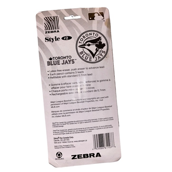 💰 SOLD 💰 FREE Add On Item ! - Six Pack of Toronto Blue Jays Pencils ! - Picture 3 of 4